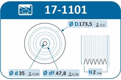 IJS Group 17-1101 EAN: 8435398501044.