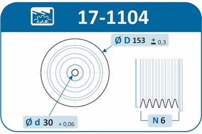 IJS Group 17-1104 EAN: 8435398501075.