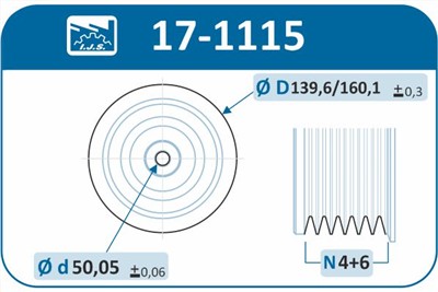 IJS Group 17-1115 EAN: 8435398501181.