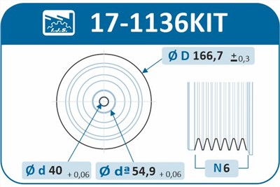 IJS Group 17-1136KIT EAN: 8435398501396.