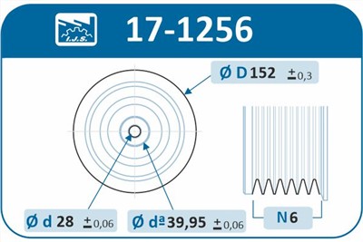 IJS Group 17-1256 EAN: 8435398534820.