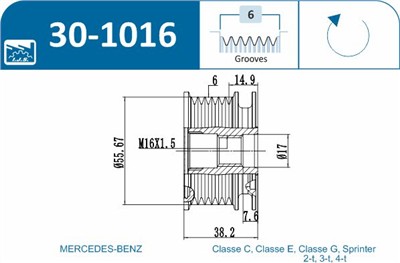 IJS Group 30-1016 EAN: 8435398502430.