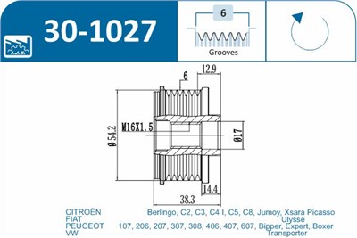 IJS Group 30-1027 EAN: 8435398502546.