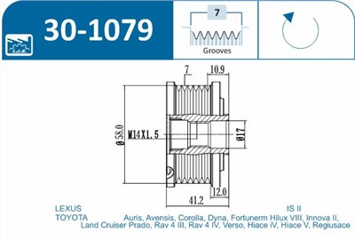 IJS Group 30-1079 EAN: 8435398503062.