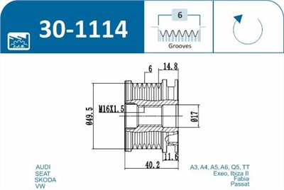 IJS Group 30-1114 EAN: 8435398503413.