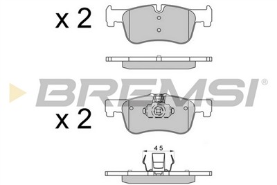 BREMSI BP3520CE Číslo výrobce: SPB520CE. EAN: 8050141342400.