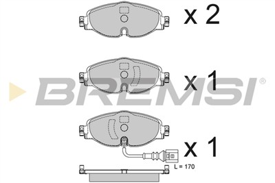 BREMSI BP3782CE Číslo výrobce: SPB782CE. EAN: 8050141342523.