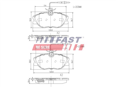 FAST FT29054 EAN: 5901797010423.
