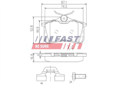 FAST FT29520 EAN: 5901797041625.