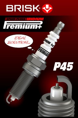 BRISK 2100 Číslo výrobce: P45 Iridium Premium +. EAN: 0.