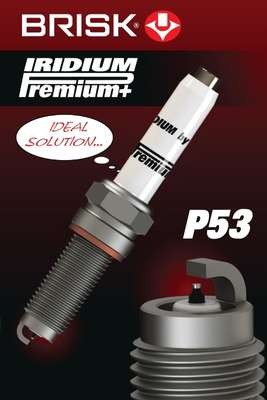 BRISK 2162 Číslo výrobce: P53 Iridium Premium+. EAN: 8595001327253.
