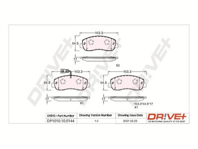 Dr!ve+ DP1010.10.0144 Číslo výrobce: DBP0144. EAN: 5907714159336.