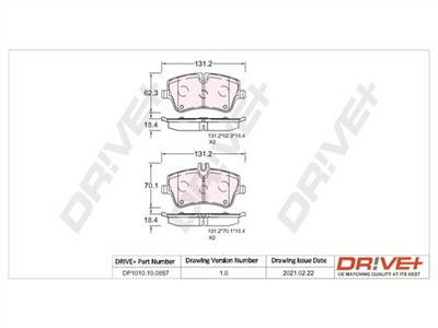 Dr!ve+ DP1010.10.0857 Číslo výrobce: DBP0857. EAN: 5907714161179.