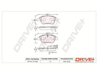 Dr!ve+ DP1010.10.0866 Číslo výrobce: DBP0866. EAN: 5907714161254.