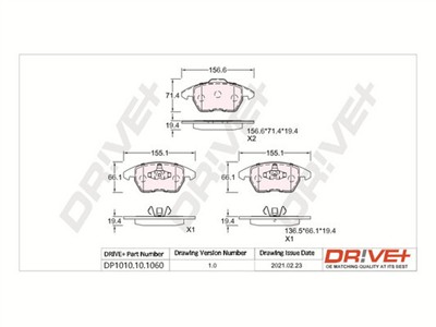 Dr!ve+ DP1010.10.1060 Číslo výrobce: DBP1060. EAN: 5907714162411.