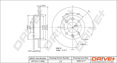 Dr!ve+ DP1010.11.0009 Číslo výrobce: DBD0009. EAN: 609843810618.