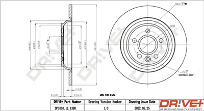 Dr!ve+ DP1010.11.1380 Číslo výrobce: DBD1380. EAN: 5907714157240.