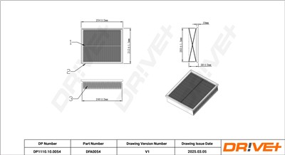 Dr!ve+ DP1110.10.0054 Číslo výrobce: DFA0054. EAN: 5907714165665.