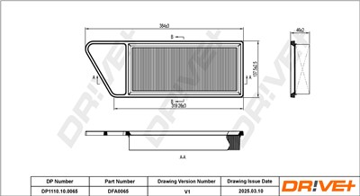 Dr!ve+ DP1110.10.0065 Číslo výrobce: DFA0065. EAN: 5907714165566.