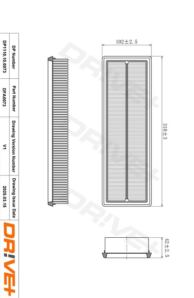 Dr!ve+ DP1110.10.0073 Číslo výrobce: DFA0073. EAN: 5907714164996.
