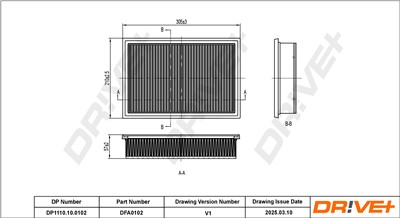 Dr!ve+ DP1110.10.0102 Číslo výrobce: DFA0102. EAN: 5907714165528.