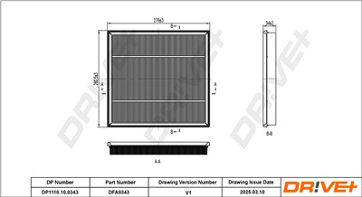 Dr!ve+ DP1110.10.0343 Číslo výrobce: DFA0343. EAN: 5907714170744.