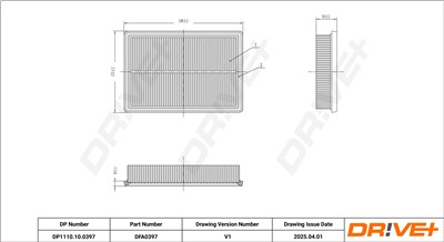 Dr!ve+ DP1110.10.0397 Číslo výrobce: DFA0397. EAN: 5907714171284.