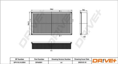 Dr!ve+ DP1110.10.0501 Číslo výrobce: DFA0501. EAN: 5907714172328.
