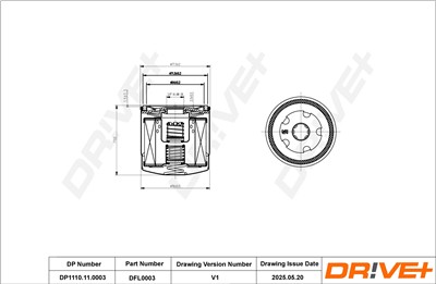 Dr!ve+ DP1110.11.0003 Číslo výrobce: DFL0003. EAN: 5907714163500.