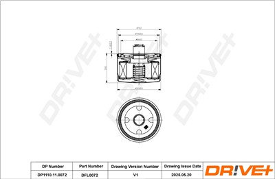 Dr!ve+ DP1110.11.0072 Číslo výrobce: DFL0072. EAN: 5907714163654.