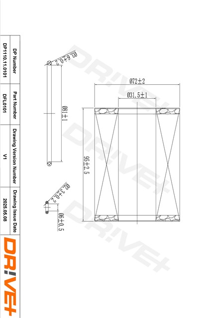 Dr!ve+ DP1110.11.0101 Číslo výrobce: DFL0101. EAN: 5907714163760.
