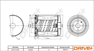 Dr!ve+ DP1110.11.0165 Číslo výrobce: DFL0165. EAN: 5907714152351.