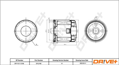 Dr!ve+ DP1110.11.0166 Číslo výrobce: DFL0166. EAN: 5907714152368.