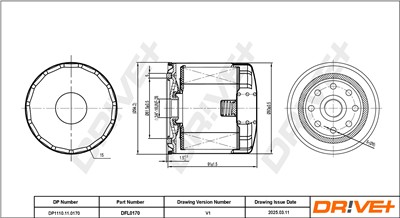 Dr!ve+ DP1110.11.0170 Číslo výrobce: DFL0170. EAN: 5907714152405.