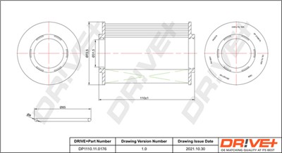 Dr!ve+ DP1110.11.0176 Číslo výrobce: DFL0176. EAN: 5907714152467.