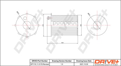 Dr!ve+ DP1110.11.0178 Číslo výrobce: DFL0178. EAN: 5907714152481.