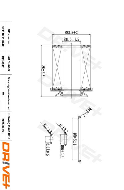 Dr!ve+ DP1110.11.0242 Číslo výrobce: DFL0242. EAN: 5907714167423.