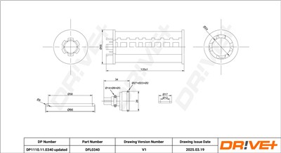 Dr!ve+ DP1110.11.0340 Číslo výrobce: DFL0340. EAN: 5907714199363.