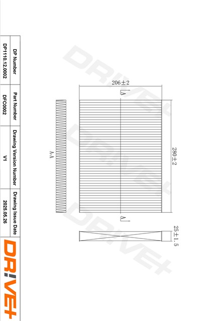 Dr!ve+ DP1110.12.0002 Číslo výrobce: DFC0002. EAN: 5907714162541.