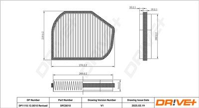 Dr!ve+ DP1110.12.0010 Číslo výrobce: DFC0010. EAN: 5907714163050.