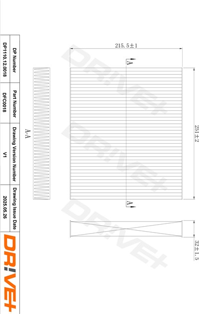 Dr!ve+ DP1110.12.0018 Číslo výrobce: DFC0018. EAN: 5907714162558.
