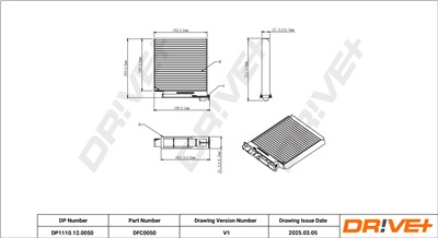 Dr!ve+ DP1110.12.0050 Číslo výrobce: DFC0050. EAN: 5907714162961.