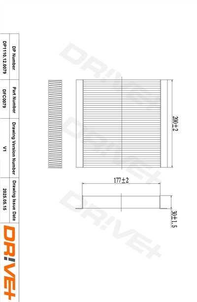 Dr!ve+ DP1110.12.0079 Číslo výrobce: DFC0079. EAN: 5907714152597.