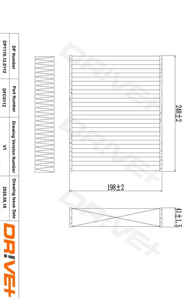 Dr!ve+ DP1110.12.0112 Číslo výrobce: DFC0112. EAN: 5907714152924.