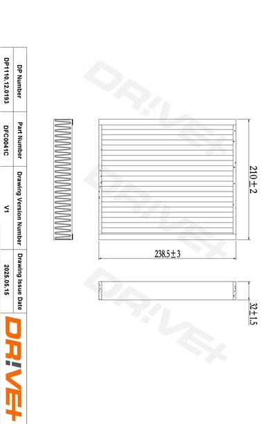 Dr!ve+ DP1110.12.0193 Číslo výrobce: DFC0041C. EAN: 5907714153730.