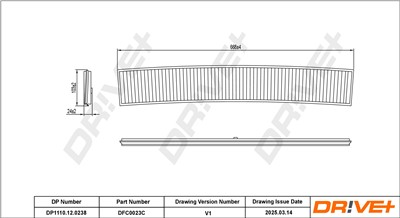 Dr!ve+ DP1110.12.0238 Číslo výrobce: DFC0023C. EAN: 5907714154188.