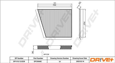 Dr!ve+ DP1110.12.0239 Číslo výrobce: DFC0048C. EAN: 5907714154195.