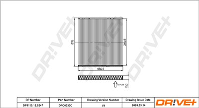 Dr!ve+ DP1110.12.0247 Číslo výrobce: DFC0033C. EAN: 5907714154270.