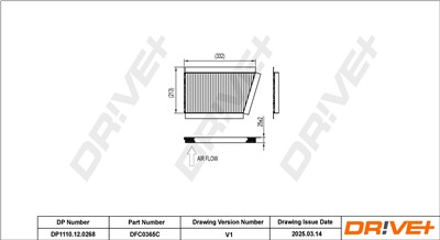 Dr!ve+ DP1110.12.0268 Číslo výrobce: DFC0365C. EAN: 5907714154485.