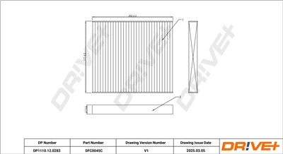Dr!ve+ DP1110.12.0283 Číslo výrobce: DFC0045C. EAN: 5907714154638.